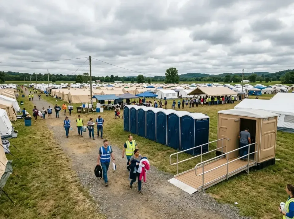 disaster-relief-camp-restrooms-010 — frequently asked questions, Dumpster & Portable Bathrooms Rental in Wahpeton, ND
